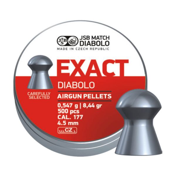 Пули JSB Exact Diabolo 4,5 мм, 0,547 грамм, 500 штук